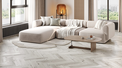 Кварцевый ламинат Fargo Parquet Дуб Снежный 33-DL1601 4/0.5мм Кварцевый ламинат Fargo Parquet Дуб Снежный 33-DL1601 4/0.5мм